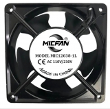 12038 AC 220V fan 120x120x38mm AC brushless cooler 110v Sleeve bearing axial flow cooling fan